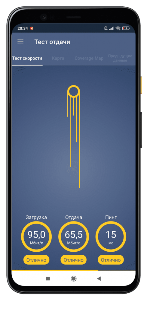 Meteor приложение Андроид результаты скорости