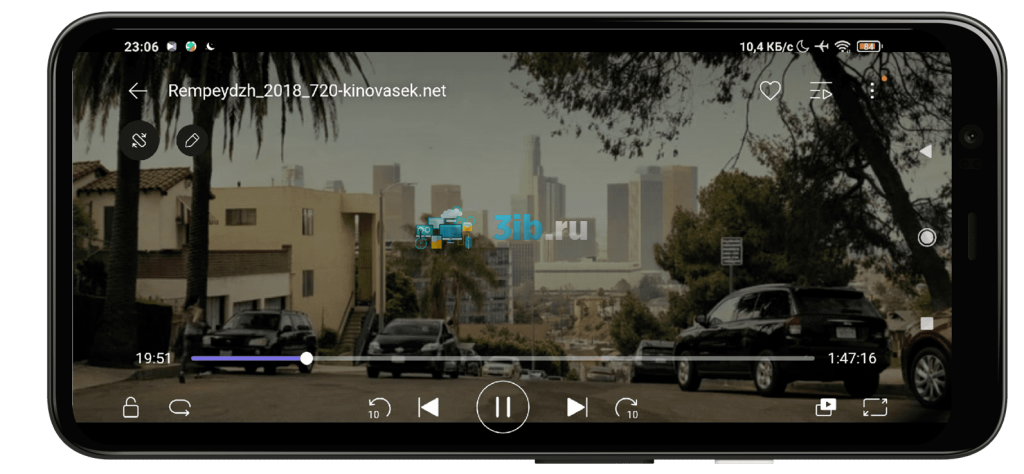 KMPlayer Android просмотр видео